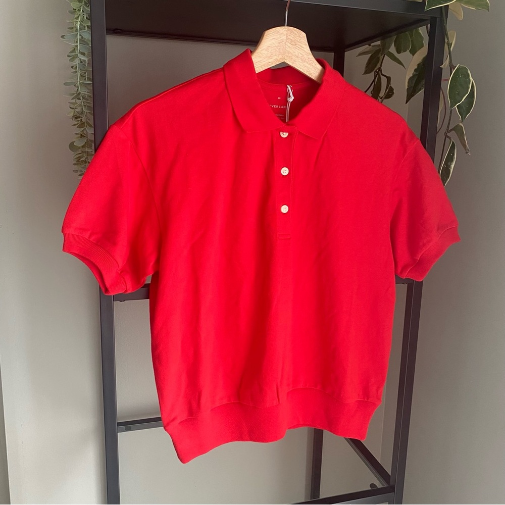 NWT Everlane Short Sleeve Polo Tee